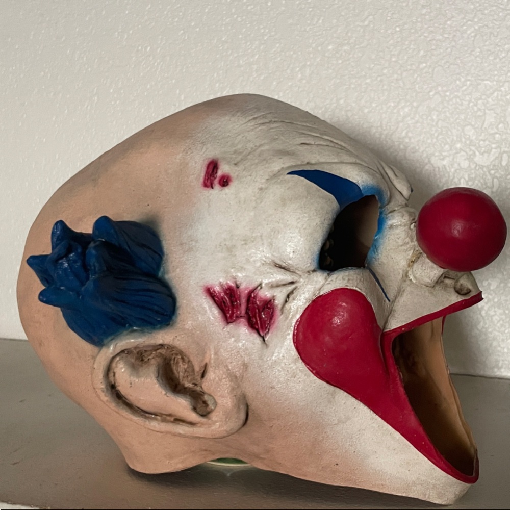 Adult scary Clown mask dress up Halloween